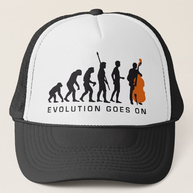 evolution bass trucker hat (Front)