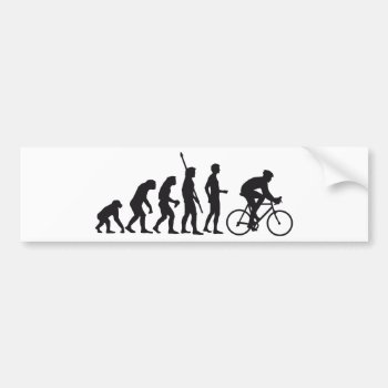 Evolution Bicycle Bumper Sticker by Axel_67 at Zazzle