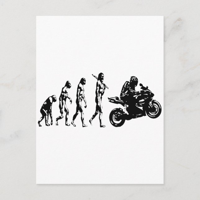 evolution bike postcard (Front)