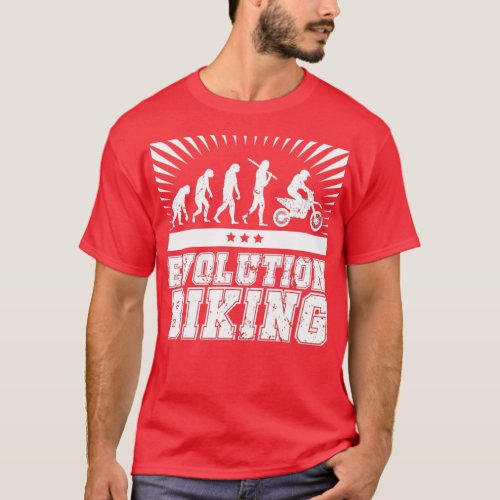 Evolution Biking Motocross  T_Shirt