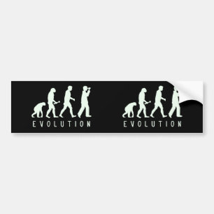 Evolution: Birder Bumper Sticker