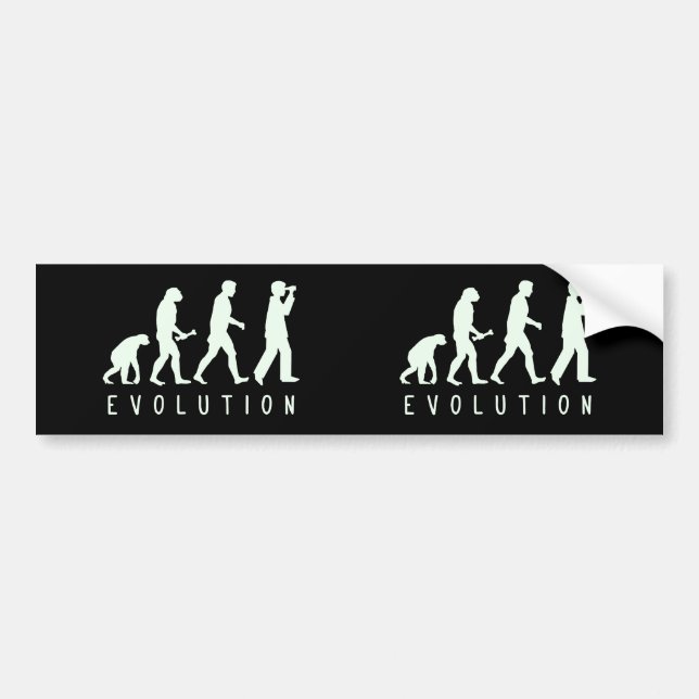 Evolution: Birder Bumper Sticker (Front)