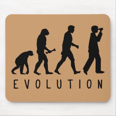 Evolution: Birder Mouse Pad