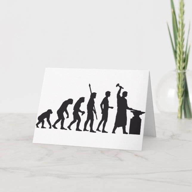 evolution blacksmith card (Front)