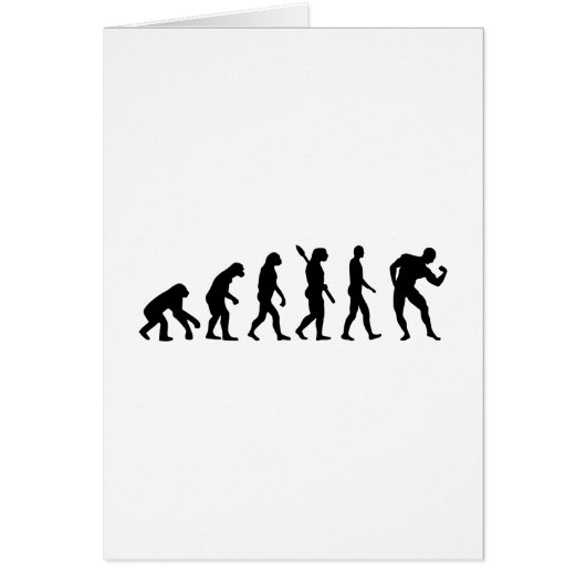 Evolution Bodybuilding muscles Cards (Front)