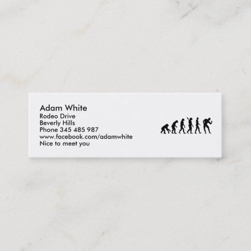 Evolution Bodybuilding muscles Business Cards