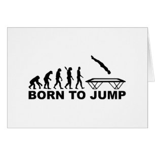 Evolution born to jump trampoline cards