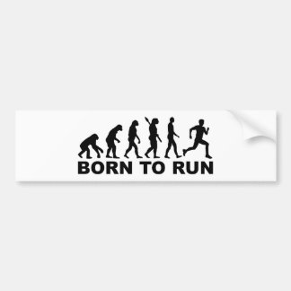 Evolution Born to run Bumper Sticker