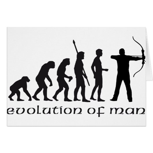 evolution bow and arrow cards (Front Horizontal)