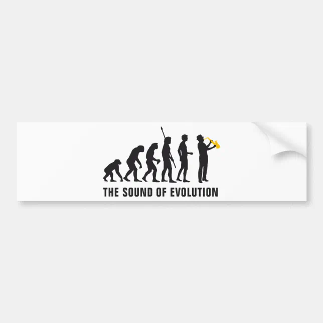 Evolution Sticker evolution bumper sticker | Zazzle