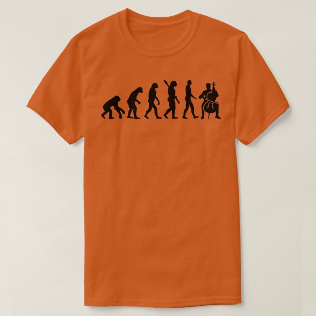Evolution Cello T-Shirt (Design Front)