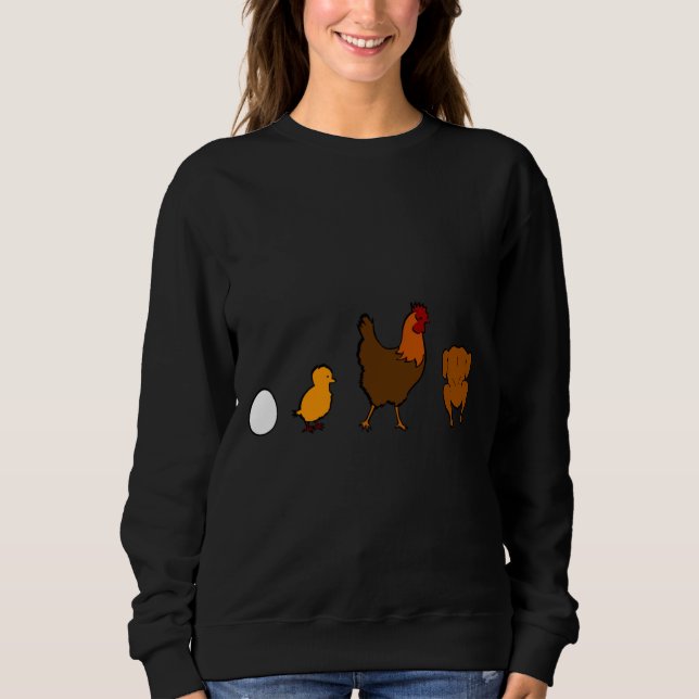 Evolution Chicken Sweatshirt (Front)