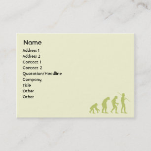 Evolution - Chubby Business Card