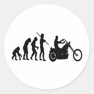 Evolution Classic Round Sticker