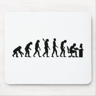 Evolution computer office mouse pad