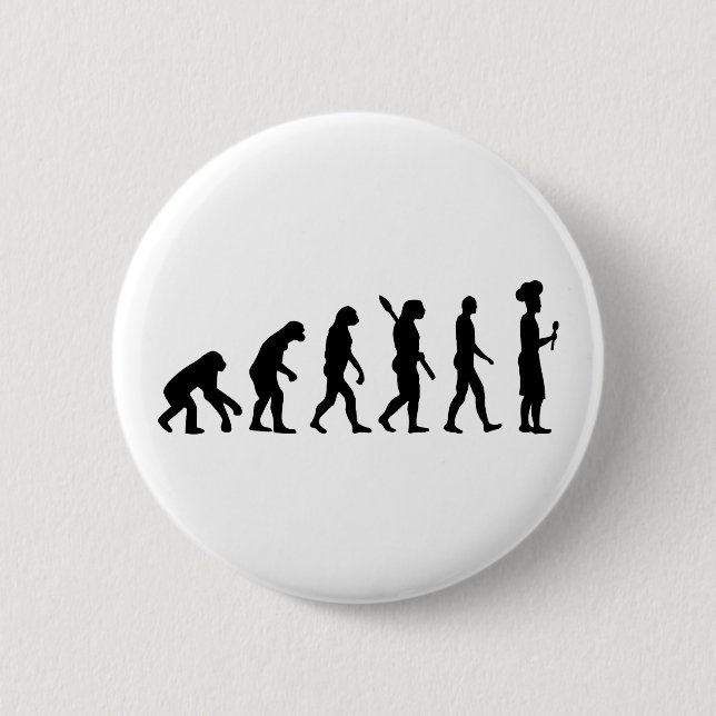 Evolution cook chef button (Front)