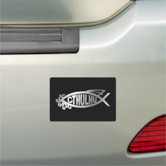 Evolution - Cthulhu Car Magnet