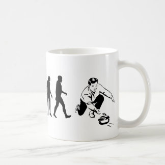 Evolution Curling Coffee Mug