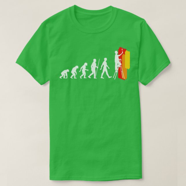Evolution Design for painters and varnishers  T-Shirt (Design Front)