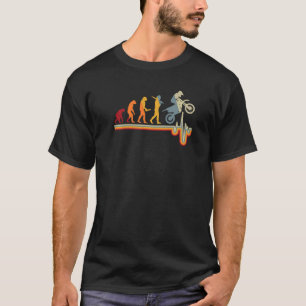 Evolution Dirt Bike Motocross Racing Motorbike Ret T-Shirt