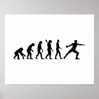 Evolution Discus throw Poster