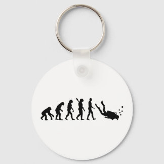 Evolution Diving Keychain