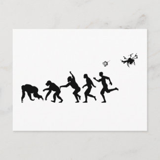 Evolution Droned Postcard