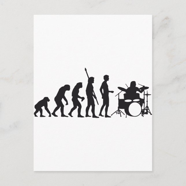 evolution drummer postcard (Front)