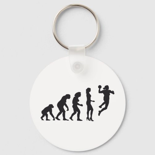 evolution female handball keychain