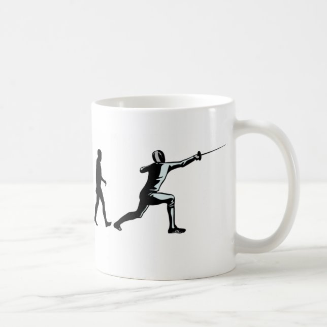 Evolution Fencer Coffee Mug (Right)