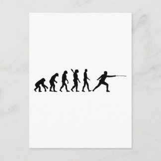 Evolution Fencing Postcard