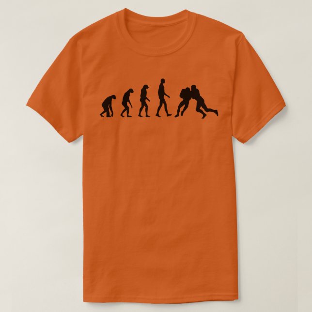 Evolution football T-Shirt (Design Front)