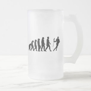 Evolution Frosted Glass Beer Mug