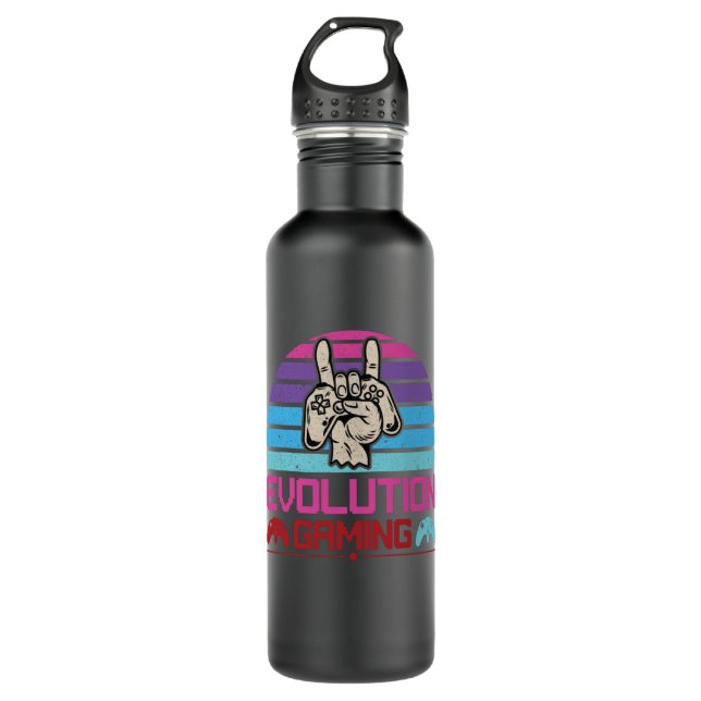 Evolution Gaming | Video game Stainless Steel Water Bottle (Front)
