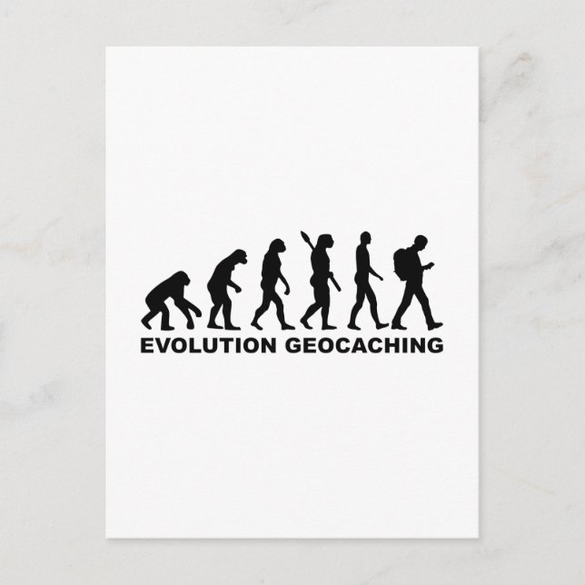 Evolution Geocaching Postcard (Front)