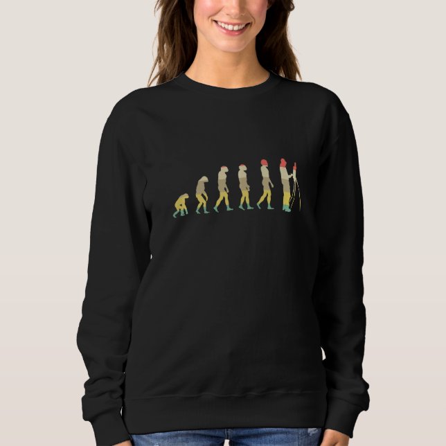 Evolution Graphic Painting Painter Paint Artwork A Sweatshirt (Front)