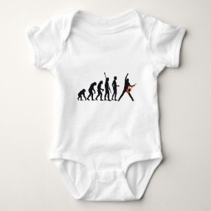 evolution guitar baby bodysuit