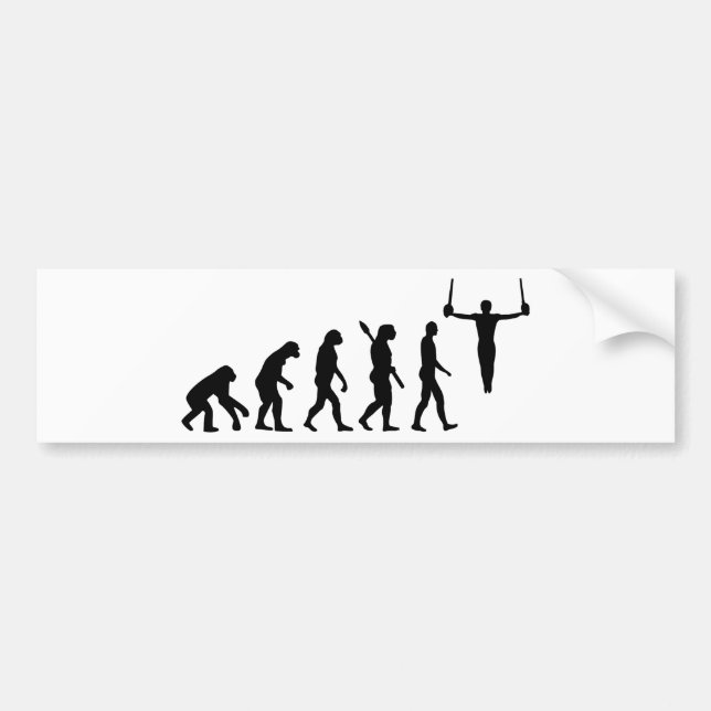 Evolution Gymnastics Bumper Sticker (Front)