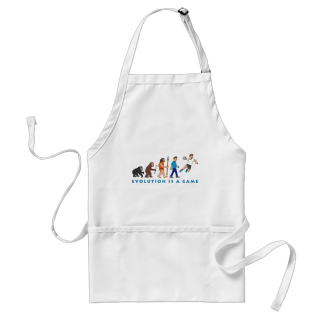 Evolution Handball Comic Style Adult Apron (Front)