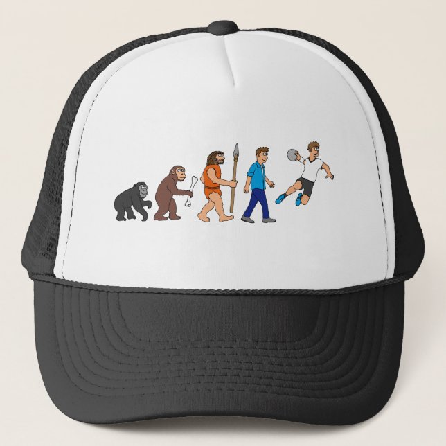 Evolution Handball Comic Style Trucker Hat (Front)