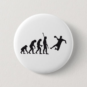 evolution handball pinback button