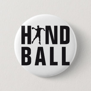 evolution handball pinback button
