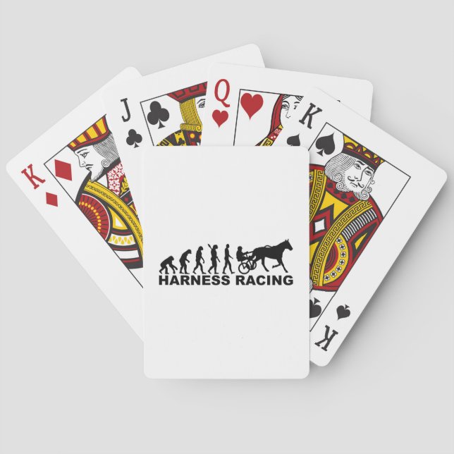 Evolution harness racing poker cards (Back)