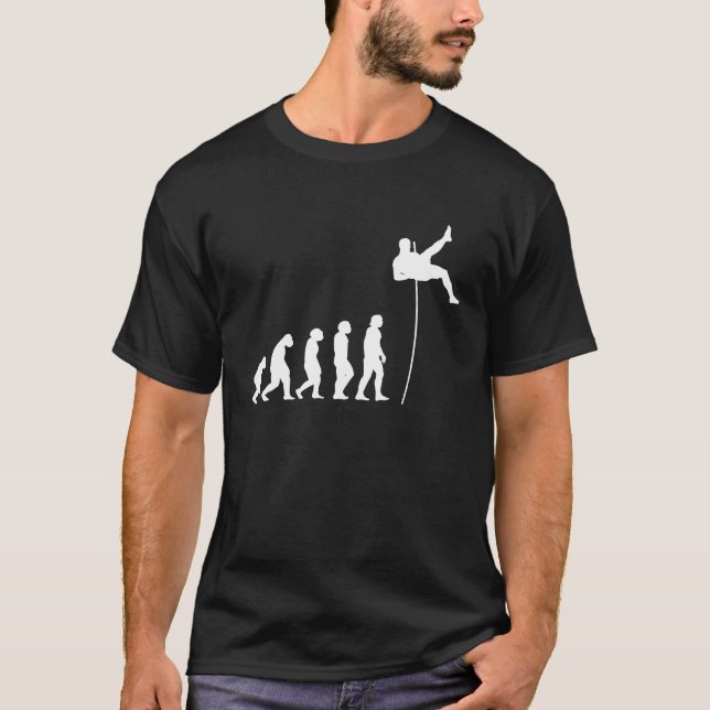 Evolution High Jump Bar Jump  Bar Jumper T-Shirt (Front)