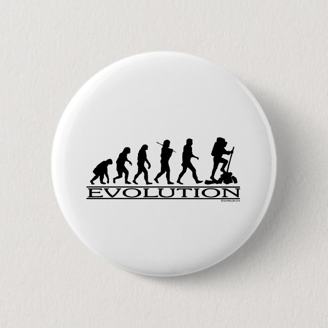 Evolution - Hiking Button (Front)