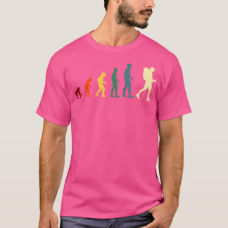 Evolution Hiking Men Humor Hiking Gift Idea Vintag T-Shirt