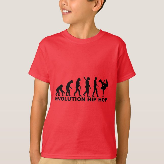 Evolution hip hop T-Shirt (Front)