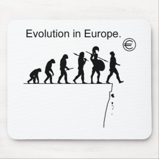 Evolution In Europe Mouse Pad