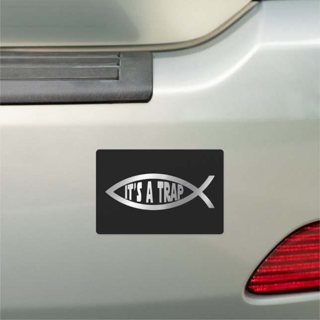 Evolution - It's A Trap Car Magnet (In Situ)