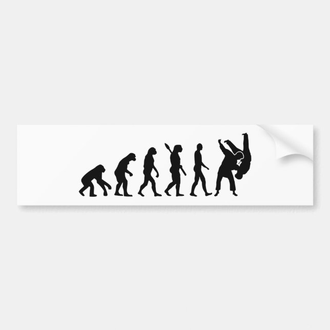Evolution Judo Bumper Sticker (Front)